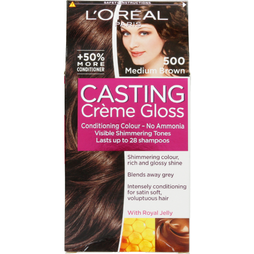 Casting Creme Gloss Semi-Permanent Conditioning Colour Brown 500