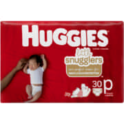 Little Snugglers Preemies Nappies Size P 30 Nappies