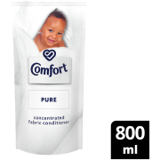 Concentrated Laundry Fabric Softener Refill Pure For Sensitive Skin 800ml