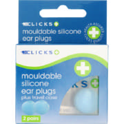 Mouldable Silicone Ear Plugs 2 Pairs