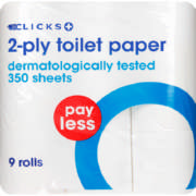 2-Ply Toilet Paper 9 Rolls