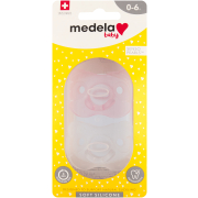 Girl Soft Silicone Pacifier 0-6M