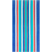 Beach Towel Striped Blue & Red 80x150cm