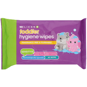 Toddler Hygiene Wipes 40 Wipes