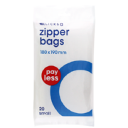 Zipper Bags Small 20 Bags