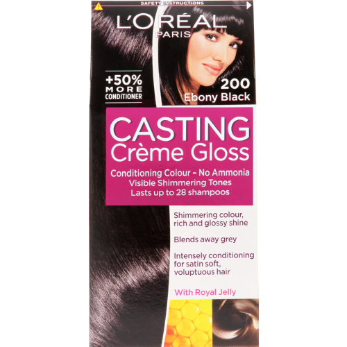 Casting Creme Gloss Semi-Permanent Conditioning Colour Ebony Black 200