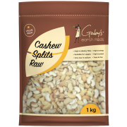 Cashew Splits Raw 1kg