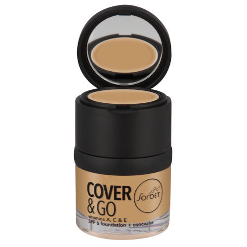 Cover & Go SPF6 Foundation & Concealer Clay 25ml + 1.2gr