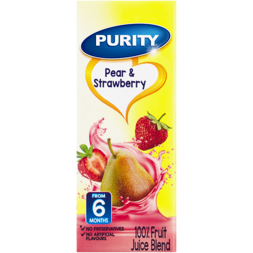 100% Pure Fruit Juice Blend Pear & Strawberry 200ml