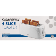 4 Slice Toaster White