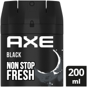 Aerosol Deodorant Body Spray Black 200ml