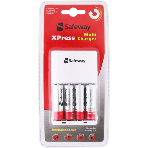 XPress Multi Charger & Rechargeable Batteries