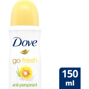 Go Fresh Antiperspirant Deodorant Body Spray Grapefruit And Lemongrass 150ml