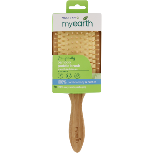 Bamboo Paddle Brush Rectangle Large