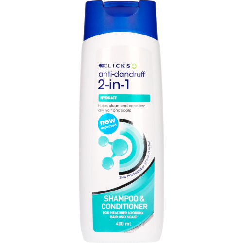Anti-Dandruff 2-in-1 Hydrate Shampoo & Conditioner 400ml