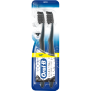 Charcoal Whitening Therapy Toothbrush Soft 2 Piece
