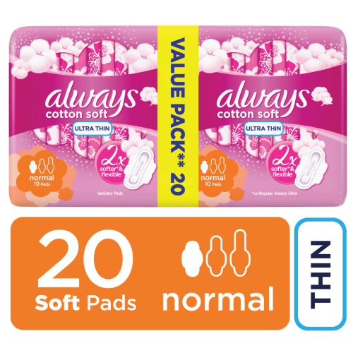 Ultra Sanitary Pads Normal Plus 20 Pads