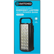 Emergency Lantern With Power Bank Black