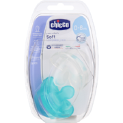 Physio Soft Silicone Soother Blue 0-6 Months