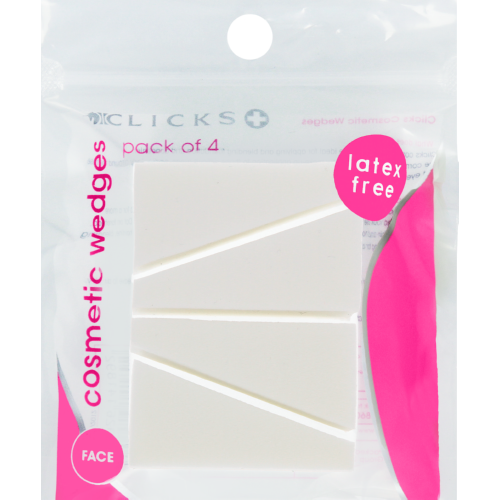 Face Cosmetic Wedges Latex Free 4 Pack