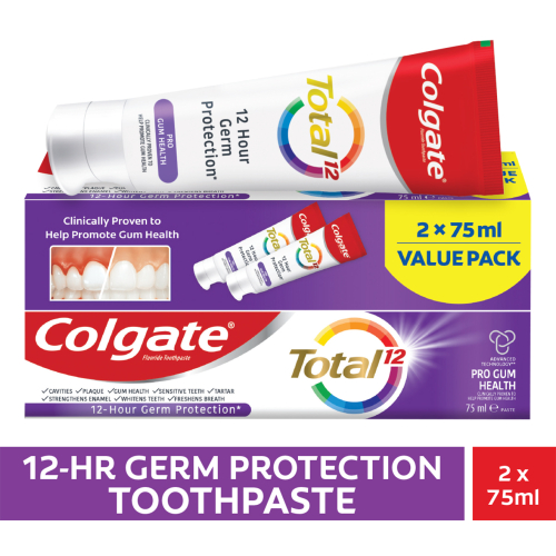 Total 12 Pro Gum Health Toothpaste 2 x 75ml