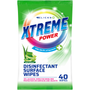 Surface Disinfectant Wipes Aloe 40s