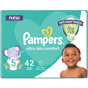 Baby Dry Nappies Value Pack Size 5 42's