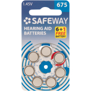 Hearing Aid Batteries A675 7 Pack