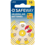 Hearing Aid Batteries A10 7 Pack