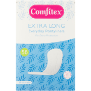 Extra Long Pantyliners Unscented 56s