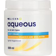 Aqueous Cream Vitamin E Shea Butter 500ml