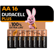 Plus Batteries AA 16 Pack