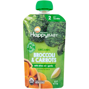 Organic Baby Food Pouch Broccoli & Carrots  500g