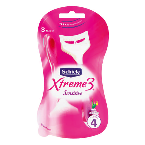 Women Xtreme3 Disposable Razors Sensitive 4 Razors