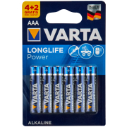Longlife Power AAA 6 Blister Pack