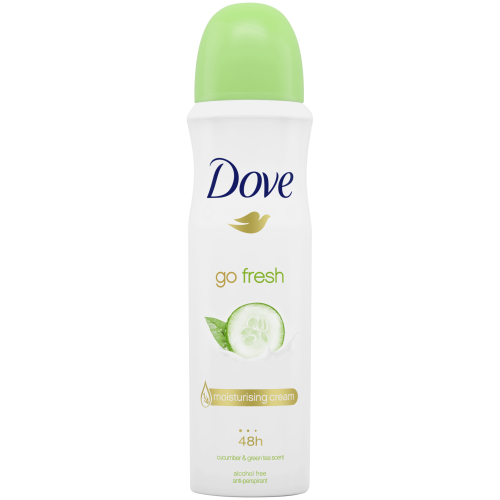 Go Fresh Antiperspirant Deodorant Body Spray Cucumber And Green Tea 150ml