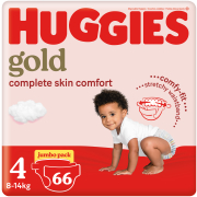 Gold Nappies Size 4 Jumbo 66's