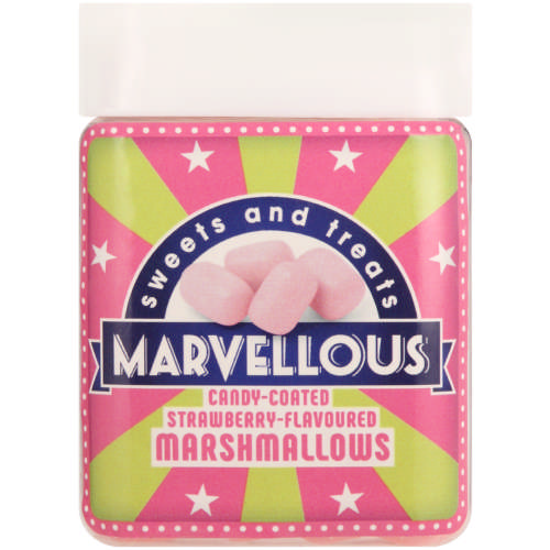 Candy Coated Strawberry Mallows 80g