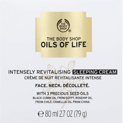 Oils Of Life Intensely Revitalising Sleeping Cream 80ml