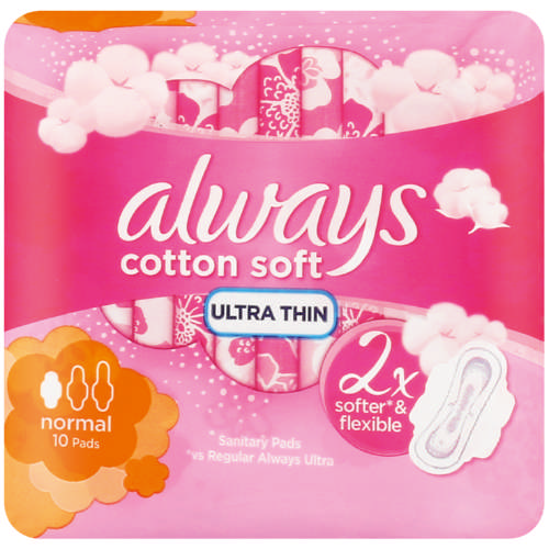 Ultra Soft Sanitary Pads Normal 10