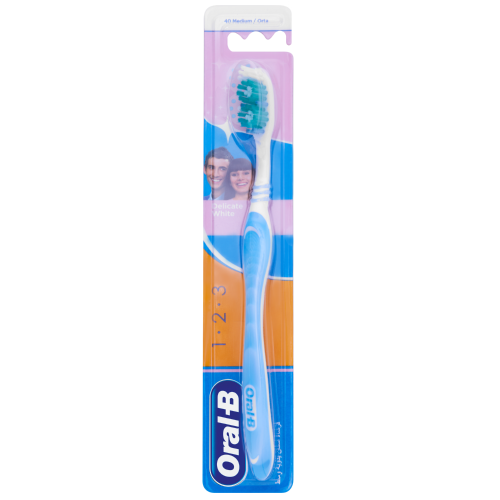 3-Effects Delicate White Toothbrush Medium