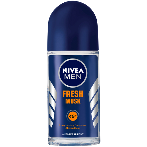 Nivea Men Fresh Musk Roll-On 50ml - Clicks