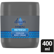 MEN Cooling Body Cream Refresh For All Skin Types 400ml