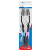 Charcoal Bristle Toothbrush Twinpack